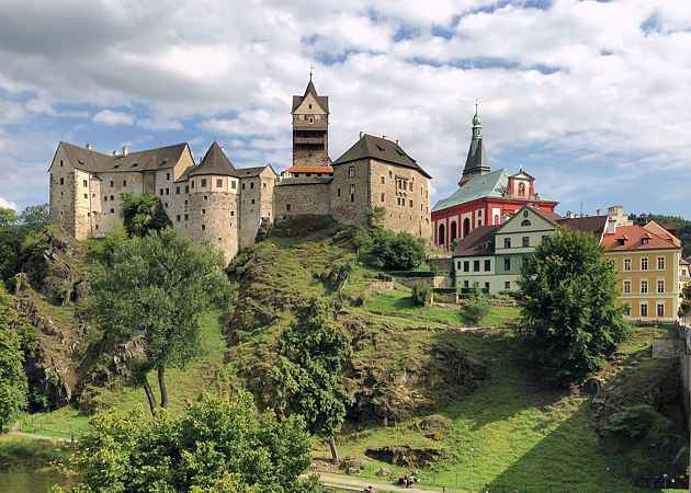 Burg Loket, Tschechien, Tschechien, August 2017