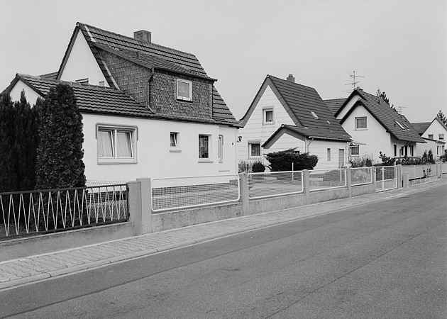 Friedrich-Ebert-Siedlung, Rüsselsheim, Hessen, Deutschland, März 1993
